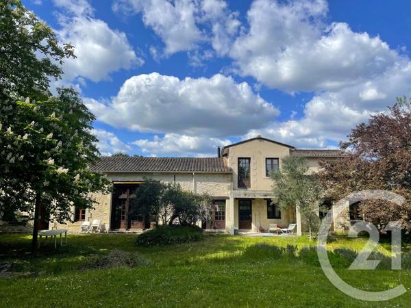 Maison à vendre  8 pièces - 326 m 2   MONTPON MENESTEROL  - 24
