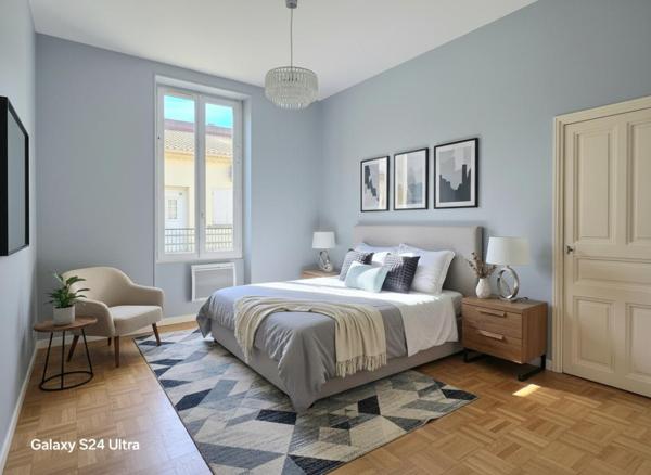 Appartement T3  de 57 m² environ avec  terrasse et une cave