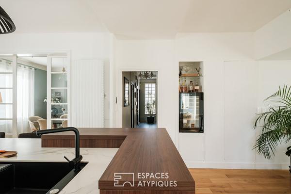 Maison rénovée et son parc en bord de Sèvre