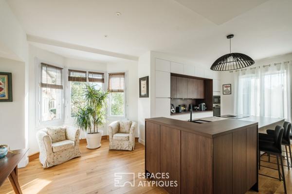 Maison rénovée et son parc en bord de Sèvre