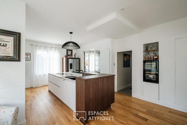 Maison rénovée et son parc en bord de Sèvre