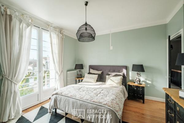 Maison rénovée et son parc en bord de Sèvre