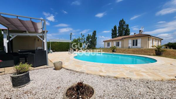 Maison 130 m² plain pied sur sous sol et Piscine