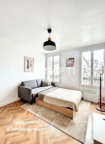 2 pièces lumineux au calme – Métro à pied