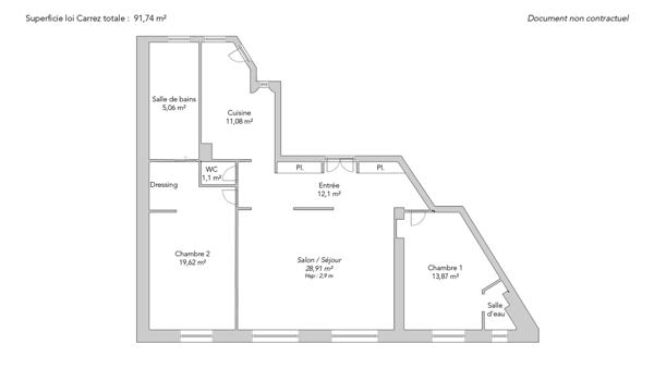 Appartement Paris 10e - CANAL SAINT-MARTIN / JAURES