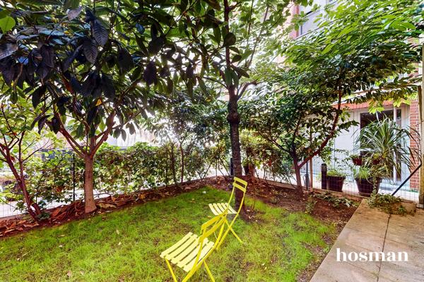Appartement 2 pièces de 39 m² - Jardin privé sans vis à vis de 38m²- Rue de l'Ourcq, Paris 19ème