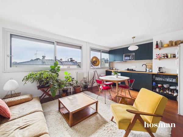 Coup de cœur ! 2 pièces de 48 m² - Vue dégagée et calme, Rue Damrémont, Paris