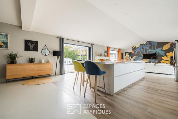 Douceur de vivre pour cette contemporaine aux finitions soignées