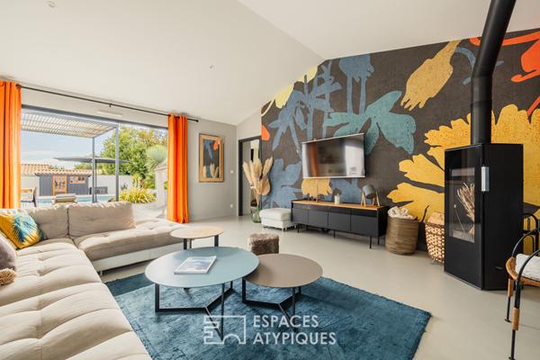 Douceur de vivre pour cette contemporaine aux finitions soignées