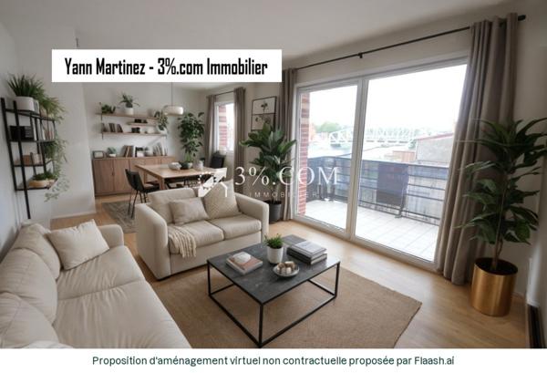 Appartement 2 pièce(s) 1 chambre(s) 54 m²