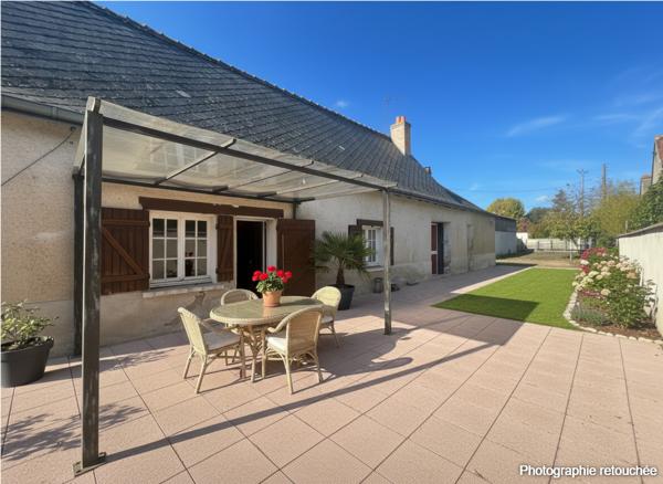 Longère à rénover - Sud de Joué-lès-Tours - Terrain de 900m²