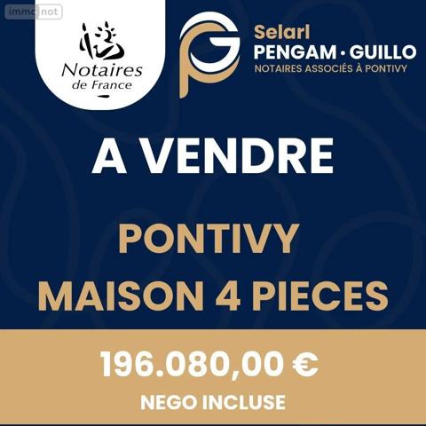Achat - Maison Pontivy 56300 4 pièces 97 m 2 310 m 2
