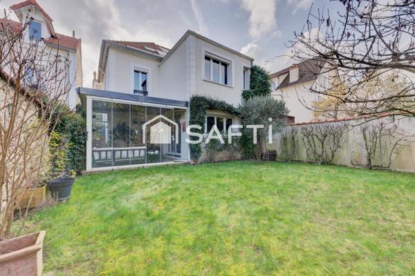 Le Parc – Maison familiale rénovée avec jardin au calme, à 6 min du RER A