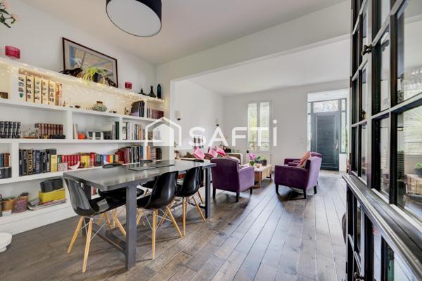 Le Parc – Maison familiale rénovée avec jardin au calme, à 6 min du RER A