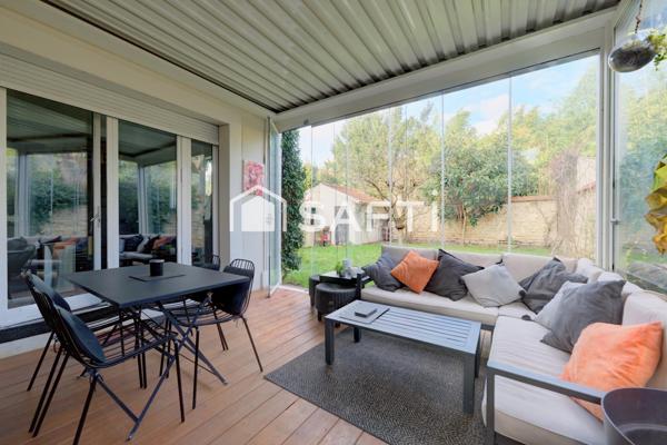 Le Parc – Maison familiale rénovée avec jardin au calme, à 6 min du RER A