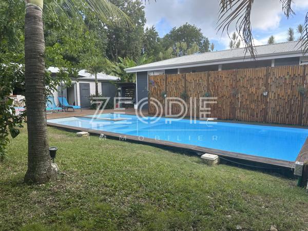 Saint-François (97118) Exclusivite ZEOPIE Immobilier : bungalow 2 chambres avec terrasse privative dans petite copropriété avec pisci