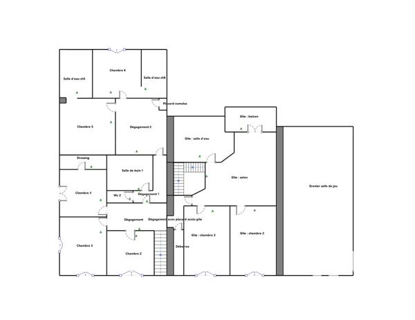 Maison à vendre 14 pièces 385 m² Saint-Palais