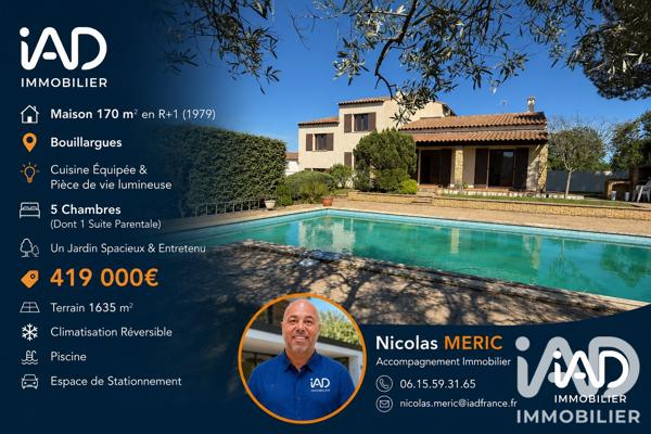 Maison à vendre 7 pièces 170 m² Bouillargues