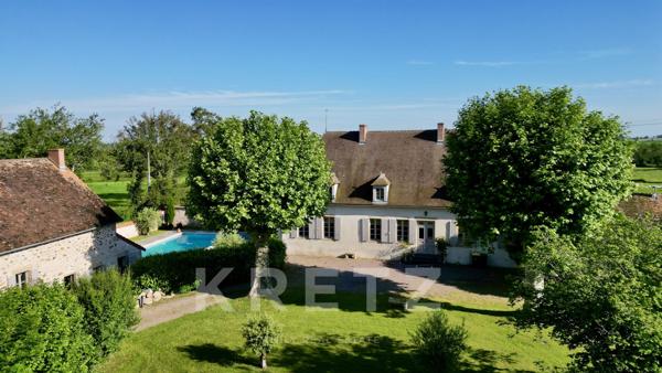 Maison de campagne rénovée avec piscine