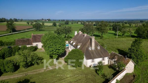 Maison de campagne rénovée avec piscine