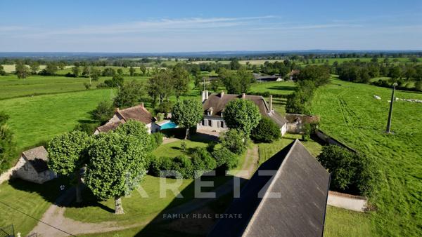 Maison de campagne rénovée avec piscine