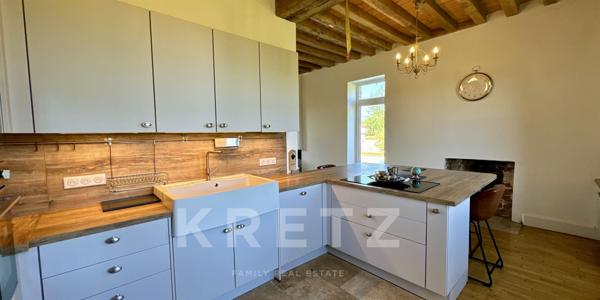 Maison de campagne rénovée avec piscine