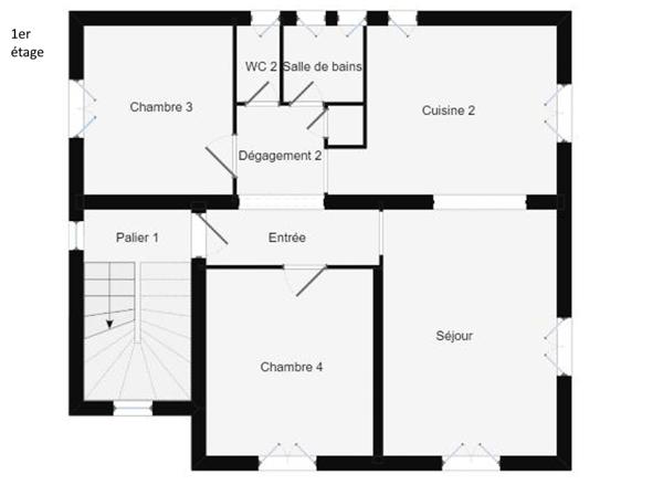 Maison 3 appartements Ugine 13 pièces  200 m2