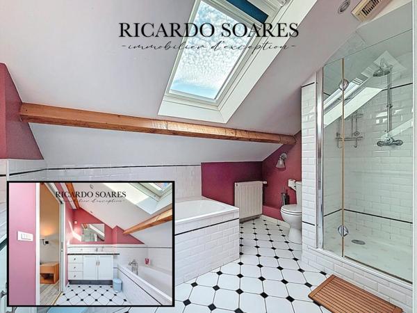 FLEURINES 60700 - MAISON DE VILLE 207m2 / 3 CHAMBRES + 2 STUDIOS / TERRASSE / TERRAIN 534m2 / SOUS-SOL TOTAL