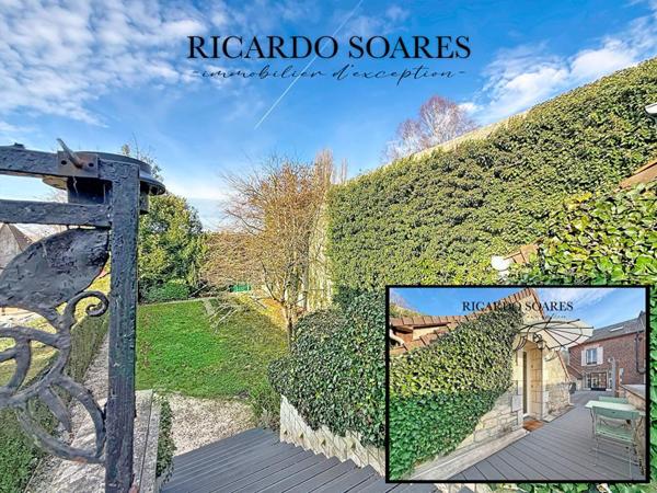 FLEURINES 60700 - MAISON DE VILLE 207m2 / 3 CHAMBRES + 2 STUDIOS / TERRASSE / TERRAIN 534m2 / SOUS-SOL TOTAL