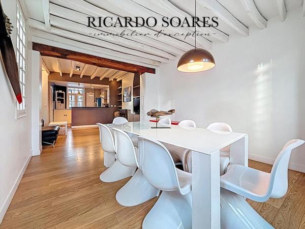 FLEURINES 60700 - MAISON DE VILLE 207m2 / 3 CHAMBRES + 2 STUDIOS / TERRASSE / TERRAIN 534m2 / SOUS-SOL TOTAL