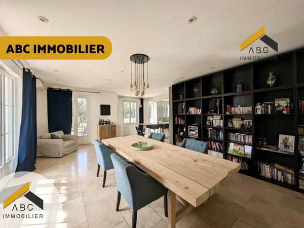 Uchaux (84100) MAISON DE 190 M2 - 3 CHAMBRES - PISCINE - TERRAIN DE 2060 M2 SUR UCHAUX