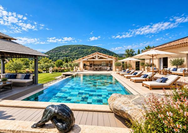 SISTERON - UN DOMAINE : DEUX MAISONS - 2 PISCINES - 9 000 m² de terrain