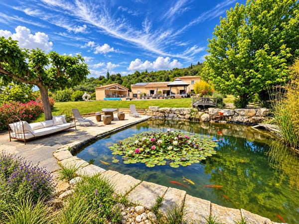 SISTERON - UN DOMAINE : DEUX MAISONS - 2 PISCINES - 9 000 m² de terrain