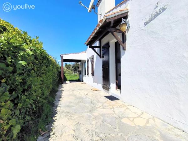 L’ÉPINE – MAISON AU CALME AVEC 720 M² DE TERRAIN À QUELQUES MINUTES DES PLAGES