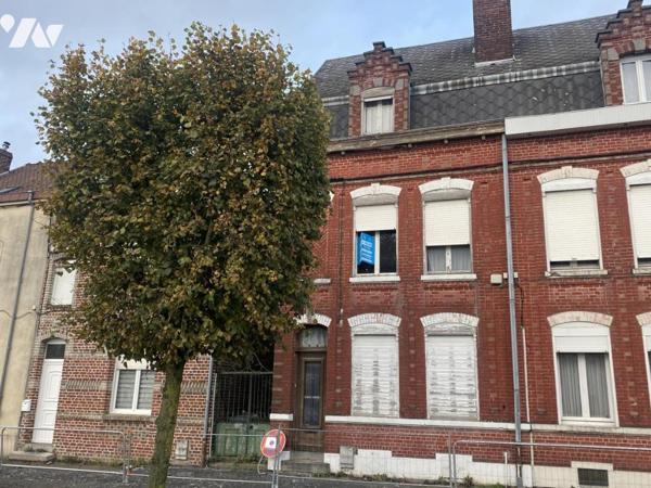 Maison semi-individuelle MARLY centre proche Valenciennes 3 chambres jardin