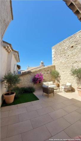 Le Thor, toit-terrasse et garage au cœur du village