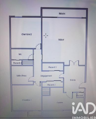 Appartement à vendre 3 pièces 62 m² Les Lilas