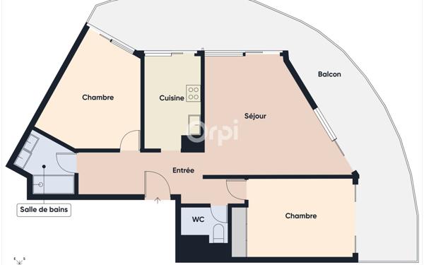 Appartement à vendre    3 pièces • 60,20 m2 Mandelieu-la-Napoule