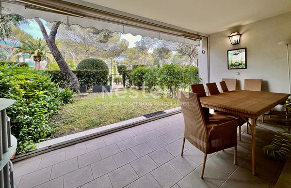 Appartement Saint Raphael 3 pièce(s) 74 m2 en rez de jardin residence avec piscine