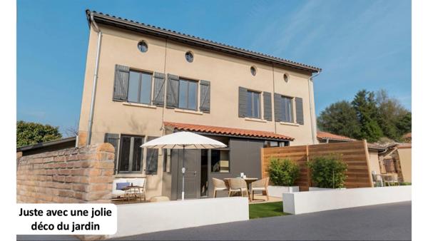 Maison de village à vendre 5 pièces CHAZAY D'AZERGUES (69) charme, jardin, centre