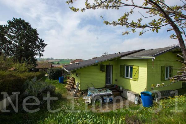 chalet avec très beau terrain