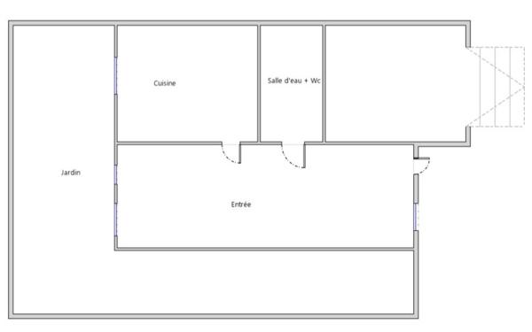 Maison à vendre    4 pièces •  Louvres