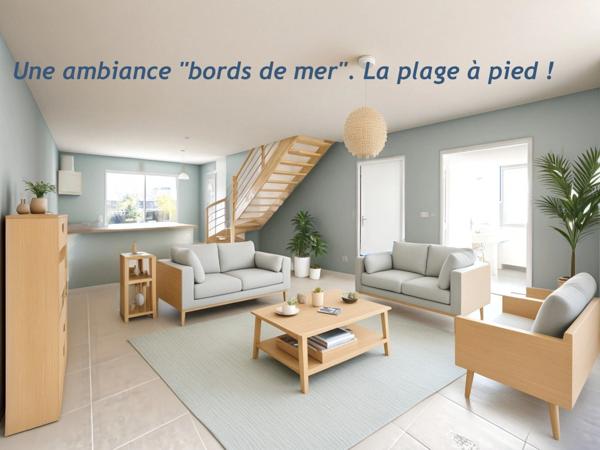 SAINT MARC SUR MER - PLAGE A PIED - MAISON LOFT 3 CHAMBRES - GARAGE & PARKING - LIVRAISON PRINTEMPS
