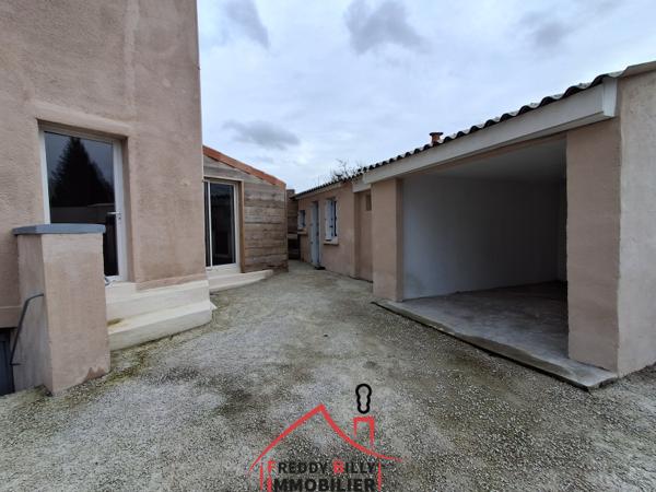 Maison rénovée 4 chambres + studio indépendant + terrain