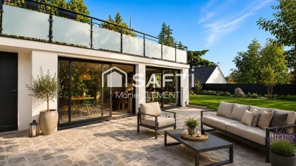 Maison individuelle de 150 m2 avec 6 chambres sur un terrain de 540 m2 et un sous sol total