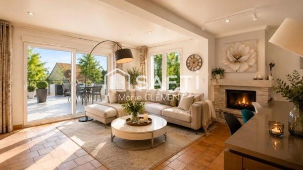 Maison individuelle de 150 m2 avec 6 chambres sur un terrain de 540 m2 et un sous sol total