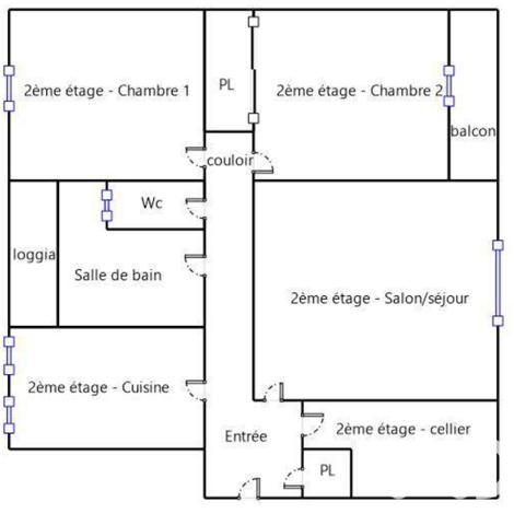 Appartement à vendre 3 pièces 64 m² Libourne