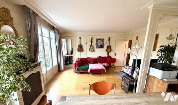 Meudon Val Fleury - Appartement lumineux 5 pièces- 92,50m2 - 4 chambres - Box