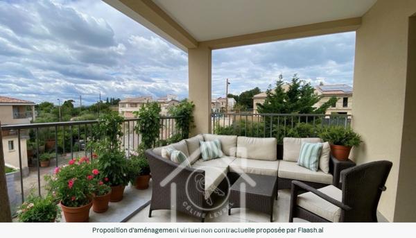 Appartement à vendre 2 pièces de 42m2 avec terrasse à CELONY AIX EN PROVENCE