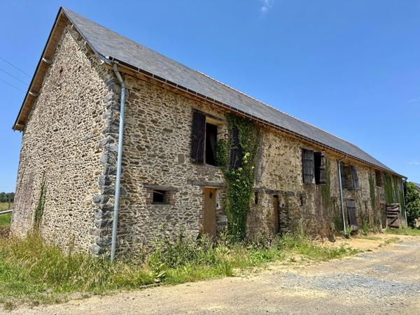 Longère à rénover avec terrain